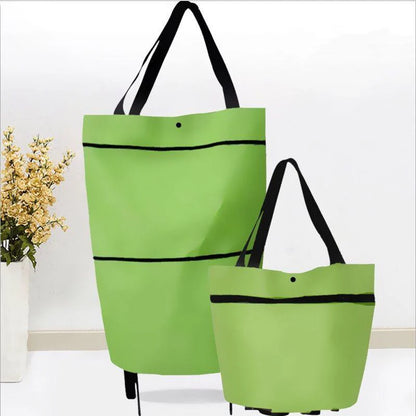 2-in-1 faltbarer Einkaufswagen