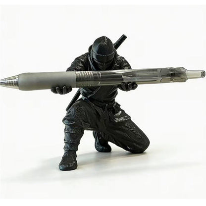 Kreativer 3D-gedruckter Ninja-Krieger Stifthalter