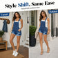 Damen Lässige Denim-Kurz-Latzhose 🌸 Einfach Anziehen & Losgehen – Ein Einteiler für Sonnige Tage ✨