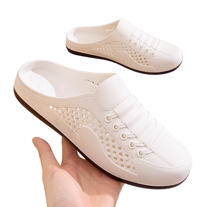 ⏳Zeitlich begrenzter 50% Rabatt⏰ Atmungsaktive Mesh-Halbpantoffeln für den Sommer | Slip-On Freizeitschuhe👟