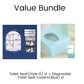 Langlebiger Toilettensitz mit Soft-Close-Funktion