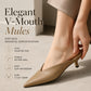 👡 50% RABATT! 🌸 Damen Elegante Spitze Mules mit V-Ausschnitt – Fein, luftig & stilvoll – Ideal für Alltag, Büro & besondere Anlässe ✨