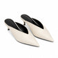 👡 50% RABATT! 🌸 Damen Elegante Spitze Mules mit V-Ausschnitt – Fein, luftig & stilvoll – Ideal für Alltag, Büro & besondere Anlässe ✨