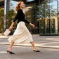 👡 50% RABATT! 🌸 Damen Elegante Spitze Mules mit V-Ausschnitt – Fein, luftig & stilvoll – Ideal für Alltag, Büro & besondere Anlässe ✨