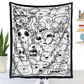 DIY Coloring Blanket with 24 Markers