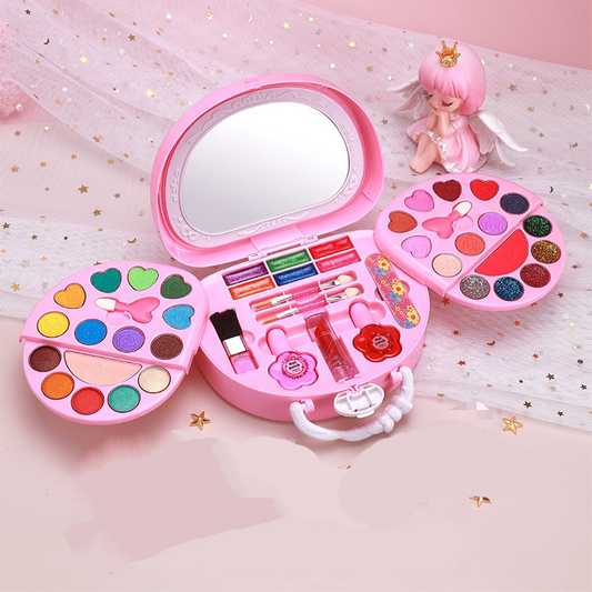 💄 50% RABATT! 👜 Kinder Abwaschbares Make-up-Spielzeug-Set – Tragbare Handtasche, abwaschbar & bunt – Perfekt für kreative Rollenspiele & kleine ✨