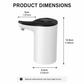 🔥50% RABATT | 💧Elektrische Wasserpumpe – 1-Touch-Bedienung, 45° Anti-Tropf-Düse, kompakt & kabellos für Zuhause & Büro ⚡