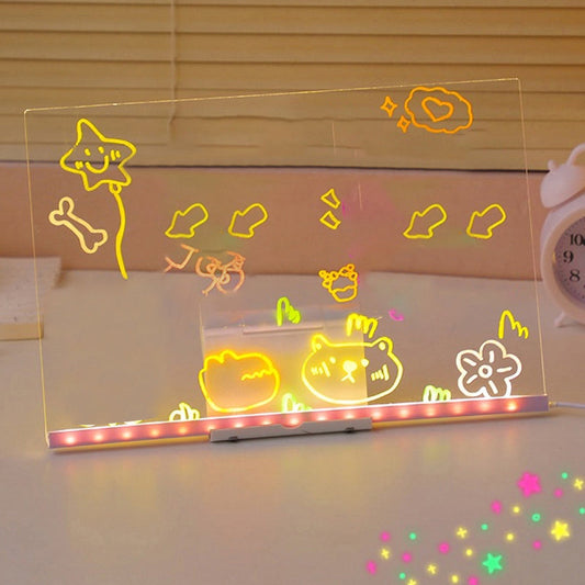 🎨 ZEITLICH BEGRENZT 50% RABATT! ✨ Kinder-DIY Maltafel-Set – Leuchtend & wieder abwischbar für kreative Kinder 💡
