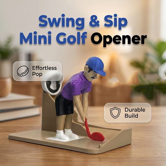 ⛳50% RABATT! 🍻✨ Mini-Golf Flaschenöffner mit Golfspielerfigur – Lustiges Geschenk für Golfliebhaber 🍾