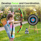 🏹 ZEITLICH BEGRENZT 50% RABATT! ✨ Kinder Pfeil und Bogen Spielzeug-Set – Outdoor Bogenschießspiel für Kinder 🎯