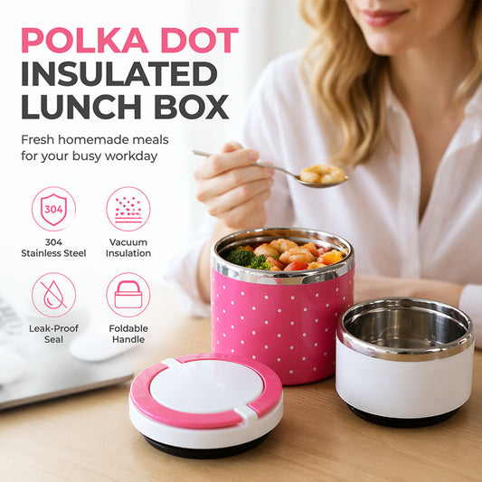 🍱 50% RABATT! ✨Tragbare isolierte Lunchbox aus Edelstahl – Auslaufsicher & langlebig🍳