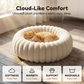 🐱50% RABATT💤 Ultraweicher runder Beruhigungskorb für Katzen und Hunde – Erhöhter Rand, gemütliches Nest für erholsame Nickerchen 🐶☁️