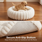 🐱50% RABATT💤 Ultraweicher runder Beruhigungskorb für Katzen und Hunde – Erhöhter Rand, gemütliches Nest für erholsame Nickerchen 🐶☁️