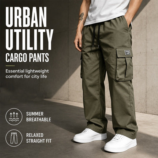 👖⏰ 50% RABATT! Herren Cargohose in lockerer Passform, lässig