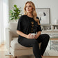 ❤️ 50% RABATT! 👕 Damen Lässiges Herz-Print Kurzarm T-Shirt – Modisch & bequem im Alltag