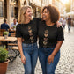 ❤️ 50% RABATT! 👕 Damen Lässiges Herz-Print Kurzarm T-Shirt – Modisch & bequem im Alltag