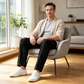 👔👖 Top-bewertete Herren-Slim-Hose mit Taschen – bequem und knitterfrei