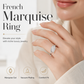 ⏳Zeitlich begrenzter 50% Rabatt⏰Strahlender Marquise-Ring💍
