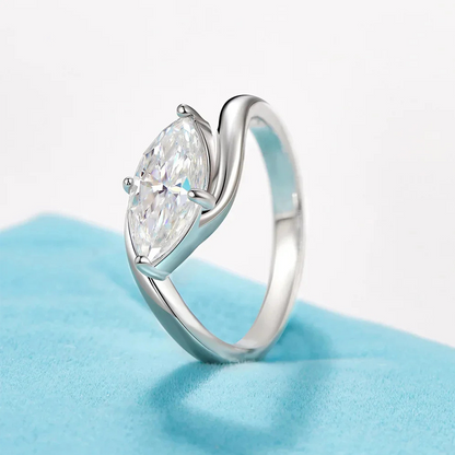⏳Zeitlich begrenzter 50% Rabatt⏰Strahlender Marquise-Ring💍