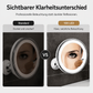 💄 50% RABATT! 🌟 10‑fach vergrößernder Schminkspiegel mit LED‑Licht und Saugnapf – Ideal für Make‑up‑Details ✨