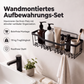 🛁 50% RABATT! 🧺 Bohrfreies Badezimmerregal‑Set – Einfache Montage für mehr Stauraum