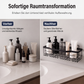🛁 50% RABATT! 🧺 Bohrfreies Badezimmerregal‑Set – Einfache Montage für mehr Stauraum