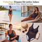 👙50% RABATT! 🖤 Damen Einteiler‑Badeanzug mit Tupfenmuster 🤍