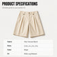 ⌛Zeitlich begrenztes Angebot – Lässige Herren-Shorts mit weitem Bein im Anzugstil