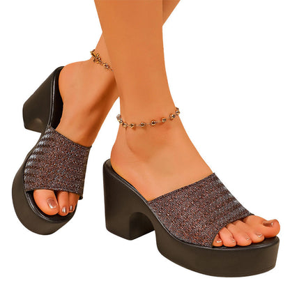 👡 50% RABATT! ☀️ Erhöhte Komfort-Slide-Heels – Bequemer Halt, leichte Sohle & stilvolles Design – Perfekt für Alltag, Büro & warme Tage ✨