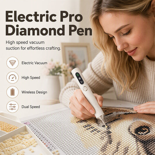 💎🖊️ Elektrischer Diamantstift, Spezialwerkzeug für Diamantmalerei und DIY-Bastelarbeiten