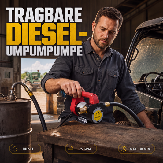 📢📢50% RABATT !!⏰Tragbare Diesel-Transferpumpe