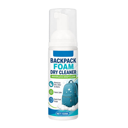 🎉 BEGRENZTE ZEIT 50% RABATT! 🎒 Wasserloser Rucksack-Schaumreiniger – Flecken- & Geruchsentferner für Canvas- & Nylontaschen, 100 ml ✨