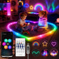 🐉 50% RABATT!✨ Drachenschuppen‑gewebtes LED‑Neon‑Seilleuchte 🌈
