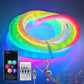 🐉 50% RABATT!✨ Drachenschuppen‑gewebtes LED‑Neon‑Seilleuchte 🌈