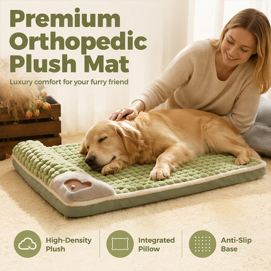 🛌 Premium Plüsch-Schlafmatte für Haustiere ☁️