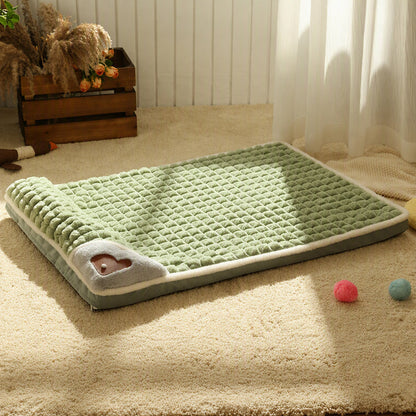 🛌 Premium Plüsch-Schlafmatte für Haustiere ☁️
