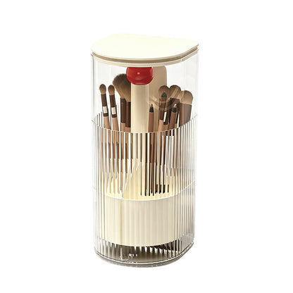 🎉 NUR FÜR BEGRENZTE ZEIT 50% RABATT! 💄 Eleganter staubdichter Make-up-Pinsel-Organizer – Drück-Hebe-Aufbewahrung, mehrere Fächer & Schutzabdeckung ✨