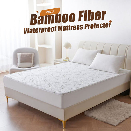 🎋🛏️ Bambusfaser Wasserdichter Matratzenschoner – Atmungsaktiv, Milbenschutz, schützt Ihre Bettwäsche vor Flecken und Feuchtigkeit – ohne Lärm oder Überhitzung, für ruhige Nächte 🌿💤
