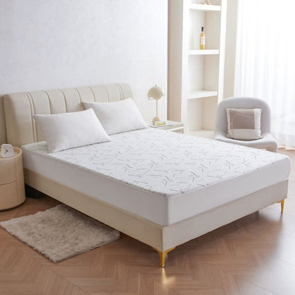🎋🛏️ Bambusfaser Wasserdichter Matratzenschoner – Atmungsaktiv, Milbenschutz, schützt Ihre Bettwäsche vor Flecken und Feuchtigkeit – ohne Lärm oder Überhitzung, für ruhige Nächte 🌿💤