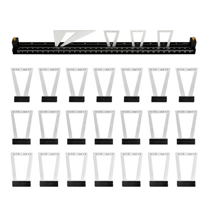 🔨 50% RABATT!🔥 Präzises Anreißer-Set für perfekte geradlinige Markierungen, saubere Schwalbenschwanzverbindungen ohne unsaubere Schnitte📏✨