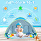 🏖 -50%! 🌞 Tragbares Anti-UV-Babystrandzelt – UPF 50+ – 120×80×70 cm – Automatisches Aufklappen & Leicht – Ideal zum Schutz Ihres Babys vor der Sonne 👶