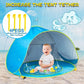 🏖 -50%! 🌞 Tragbares Anti-UV-Babystrandzelt – UPF 50+ – 120×80×70 cm – Automatisches Aufklappen & Leicht – Ideal zum Schutz Ihres Babys vor der Sonne 👶
