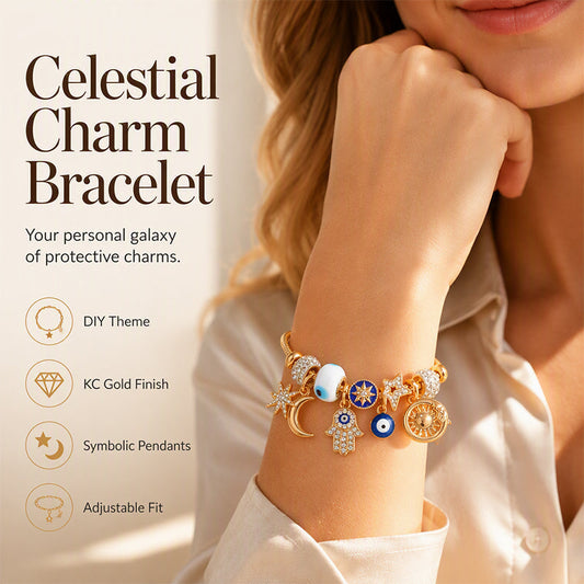 ☀️ 50% RABATT!✨ Himmlisches Sonne‑Mond‑Charm‑Armband, zartes Design für Alltag und Geschenkzwecke🌙