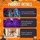 🕷️ 50% RABATT! 🎃 Behaarte Spinne mit großem Spinnennetz, wetterfest, gruselige Optik, ideale Halloween-Deko für Garten & Balkon✨