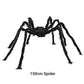 🕷️ 50% RABATT! 🎃 Behaarte Spinne mit großem Spinnennetz, wetterfest, gruselige Optik, ideale Halloween-Deko für Garten & Balkon✨