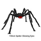 🕷️ 50% RABATT! 🎃 Behaarte Spinne mit großem Spinnennetz, wetterfest, gruselige Optik, ideale Halloween-Deko für Garten & Balkon✨