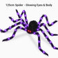 🕷️ 50% RABATT! 🎃 Behaarte Spinne mit großem Spinnennetz, wetterfest, gruselige Optik, ideale Halloween-Deko für Garten & Balkon✨