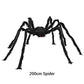 🕷️ 50% RABATT! 🎃 Behaarte Spinne mit großem Spinnennetz, wetterfest, gruselige Optik, ideale Halloween-Deko für Garten & Balkon✨