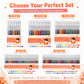 🖍️ 50% RABATT! 🎨Set mit einziehbaren Glitzer-Gelstiften, lebendige Farben, glänzende Effekte, ideal für Bullet Journals, Malen und Bastelarbeiten✨