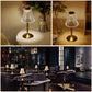 💡 Akku-Tischlampe im Retro-Design – Touch-Steuerung mit 3 Lichtfarben und elegantem goldfarbenem Finish✨